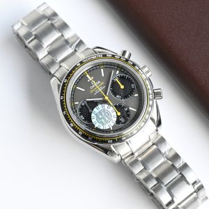 Alternative view of 『Pushing Boundaries, Dominating the Scene』 Tw Factory Adds a New Contender— Omega Speedmaster 326.32.40.50.06.001 Multi-Function Chronograph.Crafted through deep collaboration between the Tw team and the authentic manufacturer, this exclusive replica features a complete teardown and reverse engineering of the genuine model. Sparing no expense or time, the development and molding process took a full year to achieve perfect compatibility and interchangeability with all genuine parts. Matching the boutique's 40mm dimensions, it houses the authentic Swiss-imported Cal.3330 chronograph movement with identical construction to the original. meticulously refined and polished by our expert team for enhanced stability and durability, creating an Omega Speedmaster replica of original-order quality. 【Appearance】 Acquired and reverse-engineered from authentic models, featuring identical stepped case construction, matching CNC polishing grade, consistent thickness dimensions, and full compatibility—including lug screws—with genuine components.【Dial】Features the authentic grain texture with sunray finish, employing the same micro-blasted granular surface as the genuine piece. The overall density of the grains matches the genuine article, reflecting light identically from any angle. Each numeral index and logo is independently molded using genuine production techniques and materials, refined through multiple molds to achieve identical three-dimensional aesthetics.【Crystal】Double-sided blue-coated curved sapphire crystal with beveled edges and smooth polishing. Thickness and curvature meet stringent 0.03mm tolerance standards. Scratch-resistant, wear-resistant, and crystal-clear.【Water Resistance】The screw-down crown undergoes repeated testing to achieve identical 100-meter water resistance as the genuine article. 【Strap】The rubber strap adheres to strict standards from raw material selection. Every detail undergoes repeated polishing to ensure premium quality. Soft and smooth, it conforms comfortably to the wrist. Every stitch and detail, including the serial number, matches the genuine article.【Buckle】The brushed finish on the buckle features fine, uniform lines with depth identical to the genuine article. Not only is the density and fineness of the brushing consistent, but the depth of the finish is also precisely replicated. The buckle's depth is faithfully reproduced, eliminating the awkward issue of loosening over time. Even after prolonged use, the buckle remains perfectly aligned, with the crisp clicking sound upon fastening meticulously recreated. 【Movement】 Based on the authentic Cal.3330 chronograph movement, our professional team meticulously refined the base Cal.3330. This enhances stability and resolves the longstanding issue of chronograph models lacking genuine functionality.【Quality Control】 The TW team maintains near-obsessive quality control standards. Each movement undergoes rigorous inspection from the source. Every watch is meticulously adjusted to peak performance by HRF watchmakers before leaving the factory. Each piece is then left to rest for 24 hours to ensure optimal condition before final shipment. TW remains steadfast in its commitment to perfection! We will continue crafting replica watches of original-order quality for watch enthusiasts worldwide.